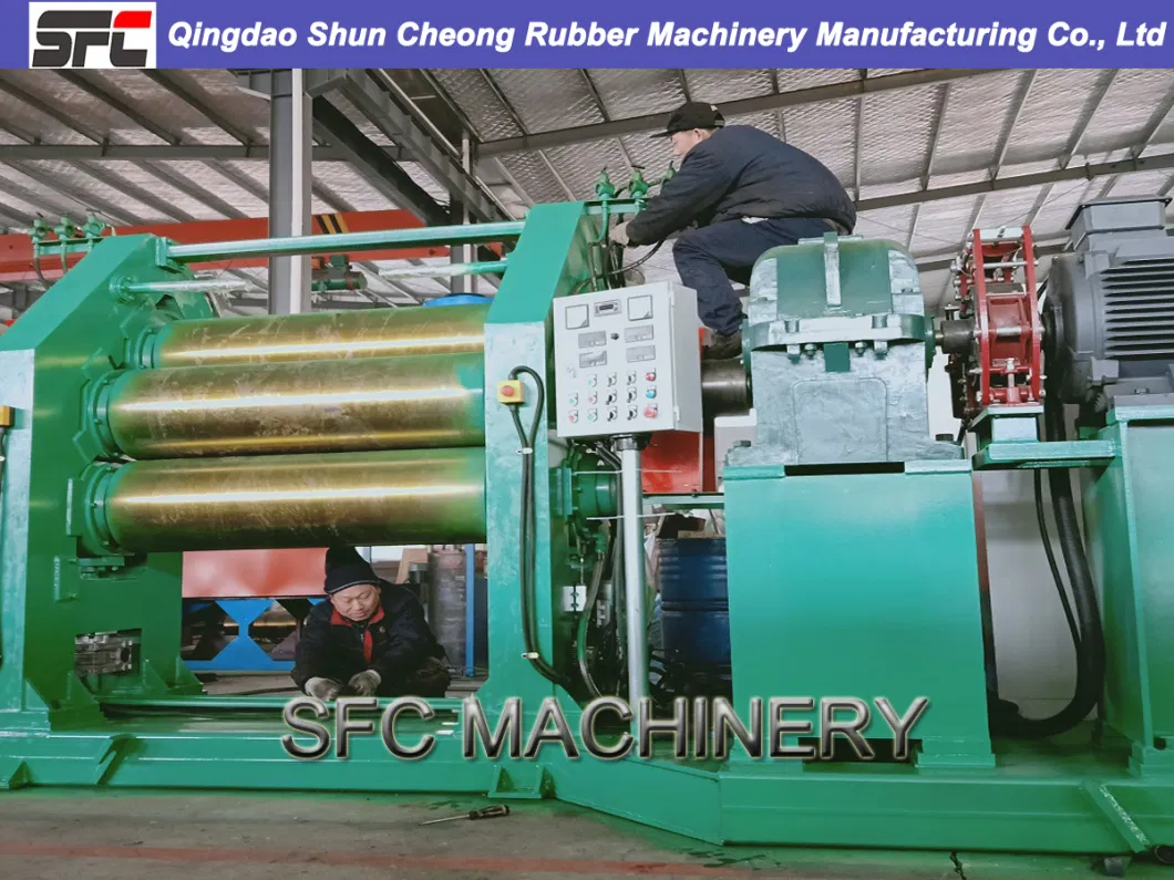 Three Roll Rubber Calender Machine for Rubber Sheet