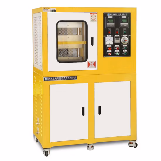 Macchina termoformatrice per pressa termica per vulcanizzazione idraulica da laboratorio per gomma e plastica sconto del 10%.