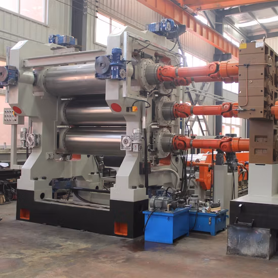 China Deyu Calandra in gomma a 4 rulli ad alte prestazioni 400 X 1200