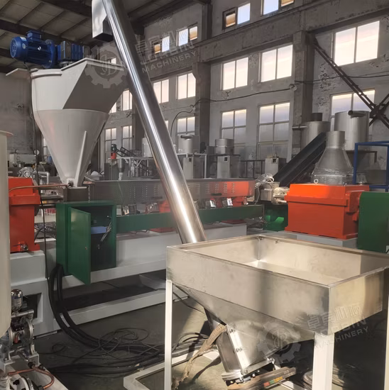 Macchina per granulazione dell'estrusore per il riciclaggio di pneumatici in gomma